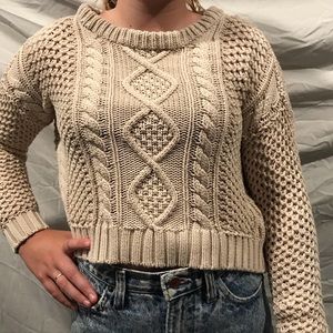 BDG knit cropped sweater.